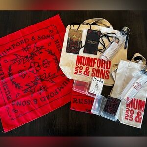 Mumford & Sons 2025 Tour Merchandise